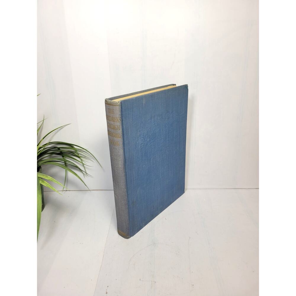Vintage The Children's Golden Treasure Book, Hard Cover 1946 Odhams Press